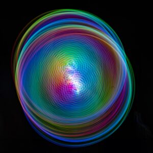 led  Hula Hoop 85cm φωτιζομενο αναδιπλουμενο χουλα χουπ
